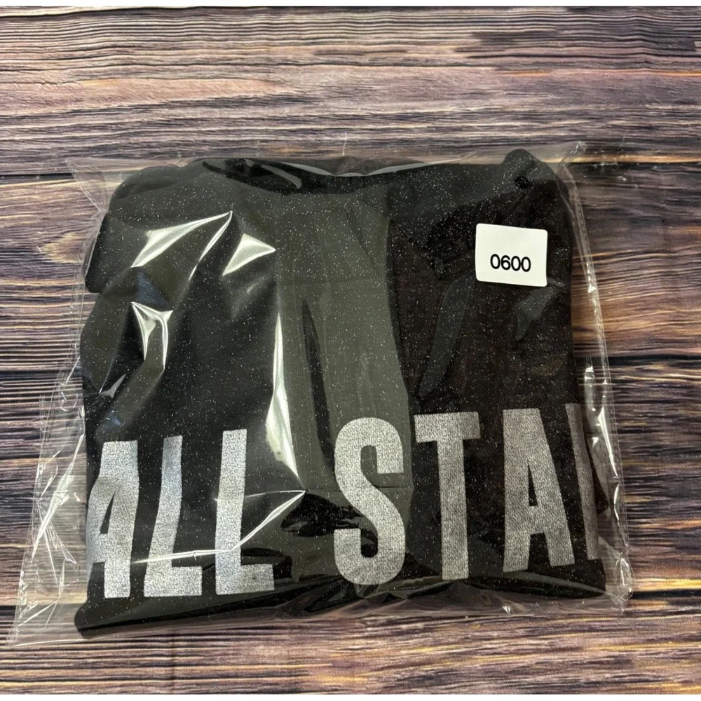 Converse Girls Hoodie Sweatshirt Youth XL Black Gray Pullover All Star Logo Top